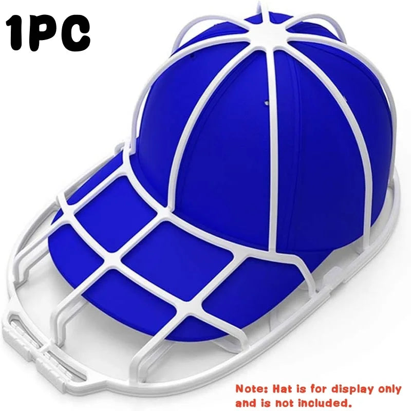 3Pcs Baseball Cap Washer,Hat Cleaner Cage Holder Frame for Washing Machine,Anti-Deformation Cap Protector Rack Hat Washer Keeper